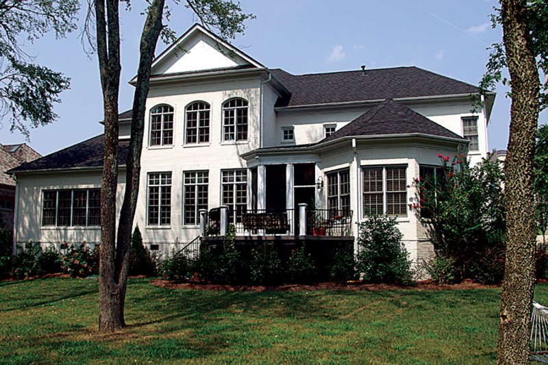 Dream House Plan - Exterior - Rear Elevation for Colonial House Plan #453-27 - 5 bed, 5.5 bath