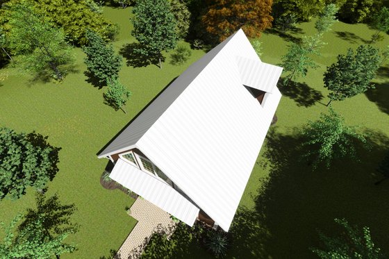 Exterior - Other Elevation 3 for Cabin House Plan #513-2208 - 2 bed, 2 bath