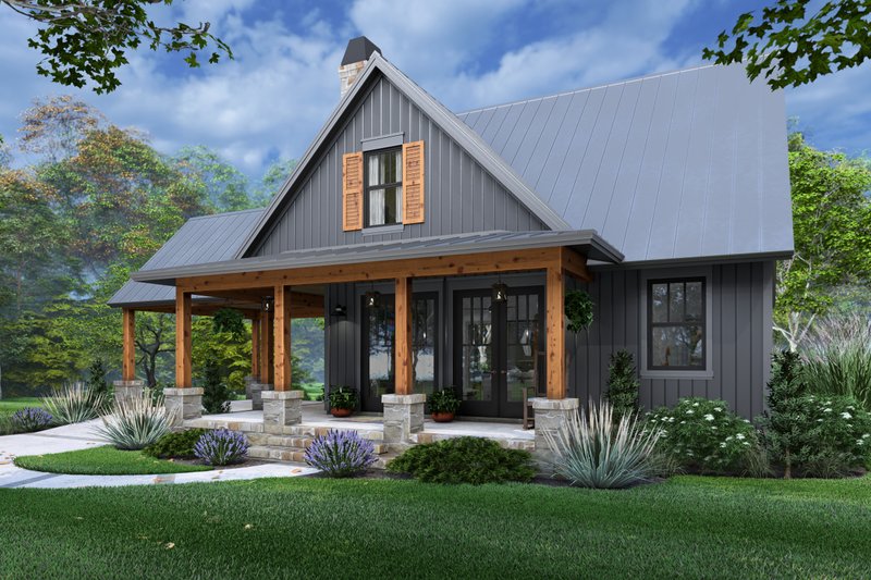 House Design - Exterior - Other Elevation 1 for Barndominium House Plan #120-291 - 4 bed, 2 bath