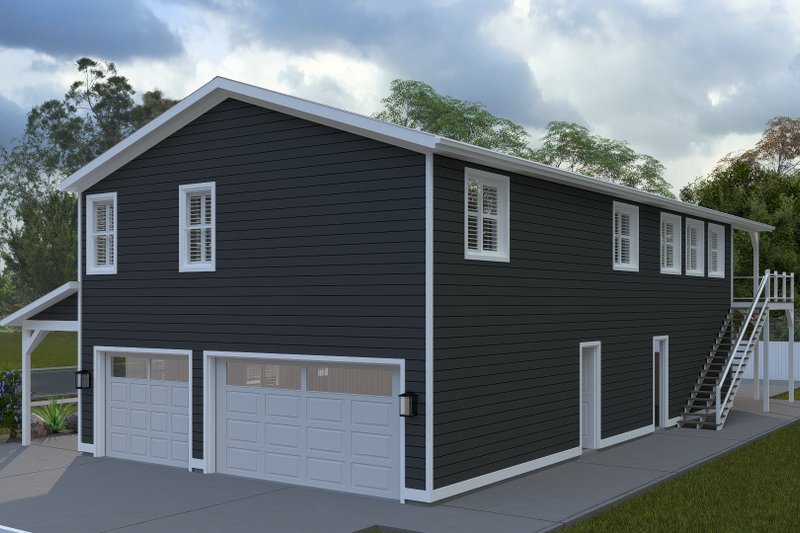 House Blueprint - Exterior - Other Elevation for Barndominium House Plan #1060-377 - 3 bed, 3 bath