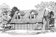 Country Style House Plan - 1 Beds 1 Baths 690 Sq/Ft Plan #72-287 