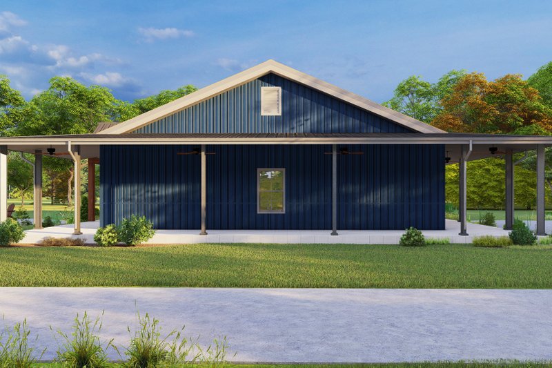 Dream House Plan - Exterior - Other Elevation 1 for Cabin House Plan #1092-1 - 3 bed, 2 bath