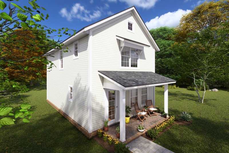 Architectural House Design - Exterior - Other Elevation 1 for Cottage House Plan #513-2222 - 3 bed, 2.5 bath