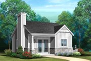 Cottage Style House Plan - 1 Beds 1 Baths 610 Sq/Ft Plan #22-608 