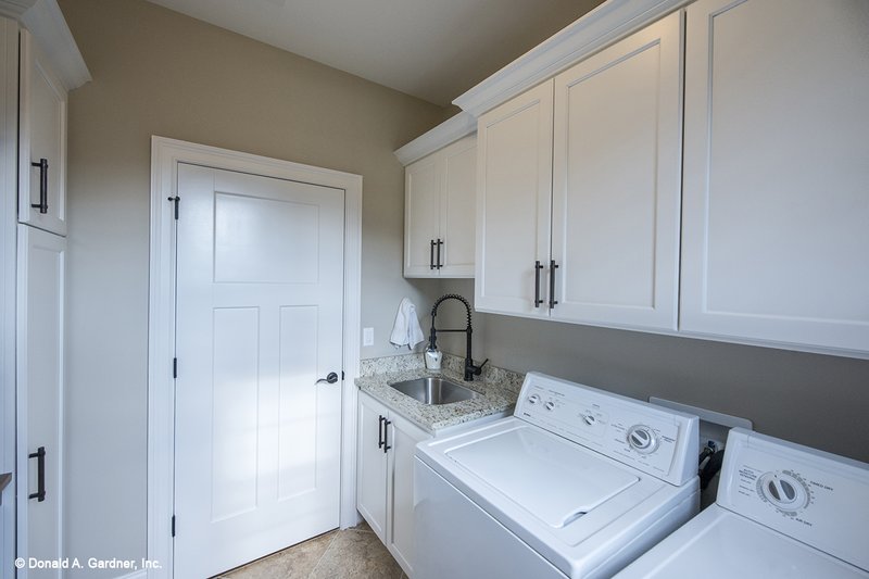 Dream House Plan - Interior - Laundry for Cottage House Plan #929-992 - 4 bed, 4 bath