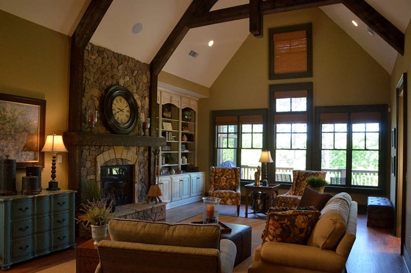 Dream House Plan - Interior - Family Room for Ranch House Plan #54-535 - 3 bed, 2.5 bath