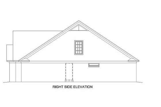 Exterior - Other Elevation 1 for Traditional House Plan #329-213 - 3 bed, 3 bath