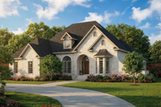European Style House Plan - 3 Beds 2.5 Baths 2444 Sq/Ft Plan #17-124 Exterior 
