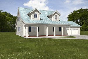 Farmhouse Exterior - Front Elevation Plan #497-9