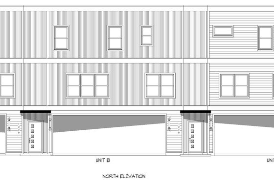 Exterior - Front Elevation 3 for Contemporary House Plan #932-645 - 10 bed, 9 bath
