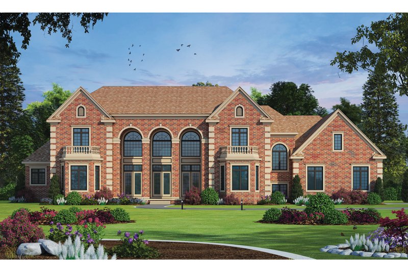 Architectural House Design - European Exterior - Front Elevation Plan #20-2378