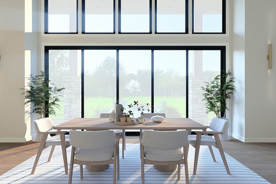 Interior - Dining Room for Modern House Plan #1064-460 - 2 bed, 2.5 bath