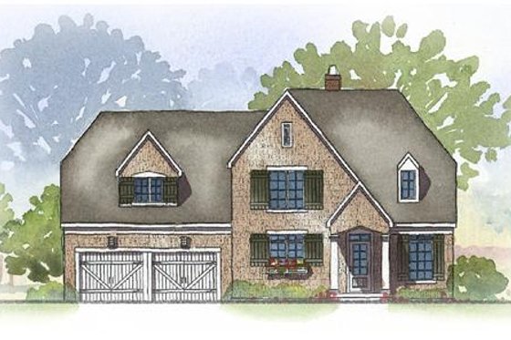 Exterior - Front Elevation 4 for Farmhouse House Plan #901-58 - 4 bed, 3.5 bath