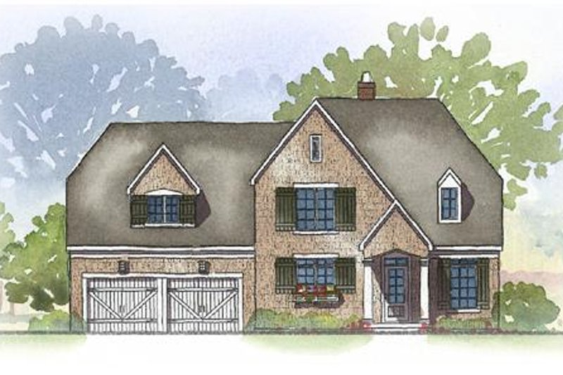 Architectural House Design - Exterior - Front Elevation 4 for Farmhouse House Plan #901-58 - 4 bed, 3.5 bath