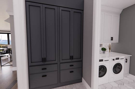 Interior - Laundry for Farmhouse House Plan #51-1324 - 4 bed, 3 bath