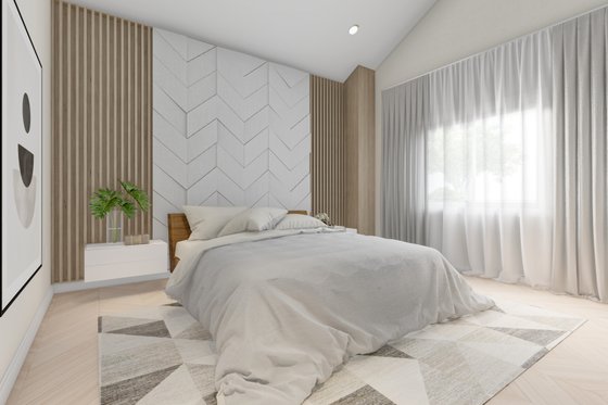 Interior - Master Bedroom for Ranch House Plan #1060-16 - 5 bed, 3.5 bath