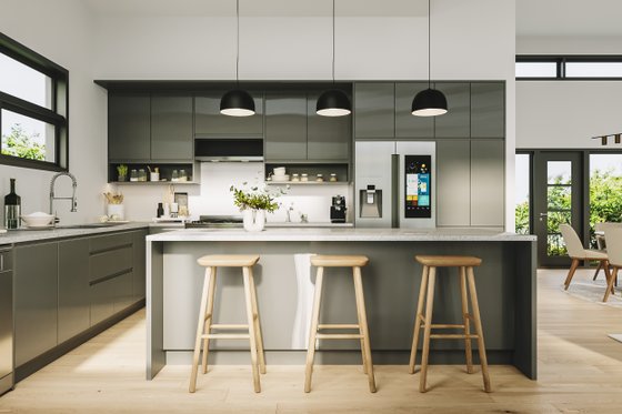 Photo 6 for Modern House Plan #23-2747 - 2 bed, 1 bath