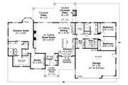 Craftsman Style House Plan - 3 Beds 2.5 Baths 2880 Sq/Ft Plan #124-1240 