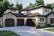 European Style House Plan - 5 Beds 3.5 Baths 3749 Sq/Ft Plan #455-160 