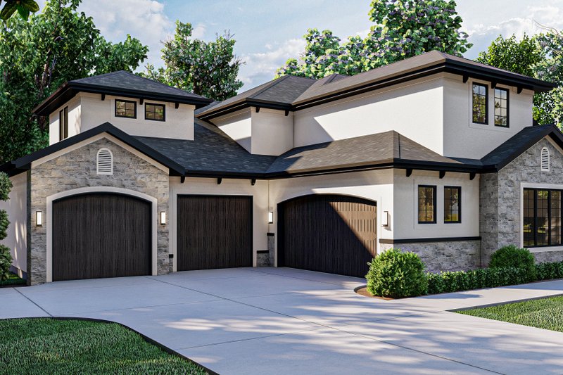Home Plan - Exterior - Other Elevation 1 for European House Plan #455-160 - 5 bed, 3.5 bath