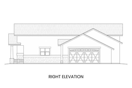 Exterior - Other Elevation 1 for Craftsman House Plan #1108-7 - 3 bed, 3 bath