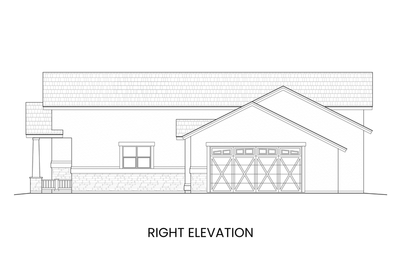 House Design - Exterior - Other Elevation 1 for Craftsman House Plan #1108-7 - 3 bed, 3 bath