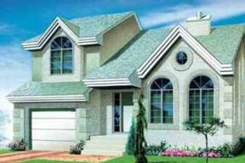 Home Plan - European Exterior - Front Elevation Plan #25-2274