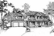 Traditional Style House Plan - 4 Beds 2.5 Baths 2865 Sq/Ft Plan #78-126 