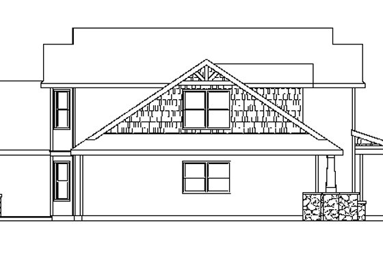 Exterior - Other Elevation for Craftsman House Plan #124-675 - 3 bed, 3 bath