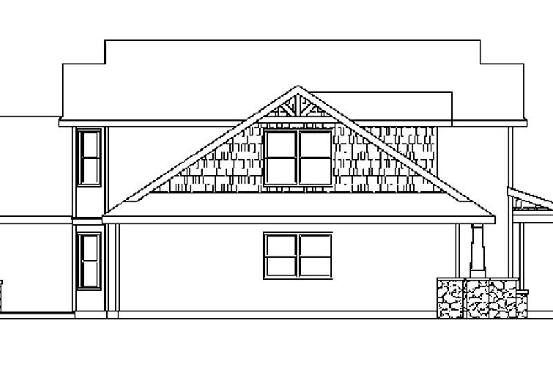 Home Plan - Exterior - Other Elevation for Craftsman House Plan #124-675 - 3 bed, 3 bath