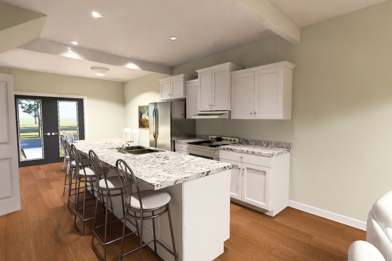 Home Plan - Interior - Kitchen for Modern House Plan #513-2492 - 2 bed, 2.5 bath