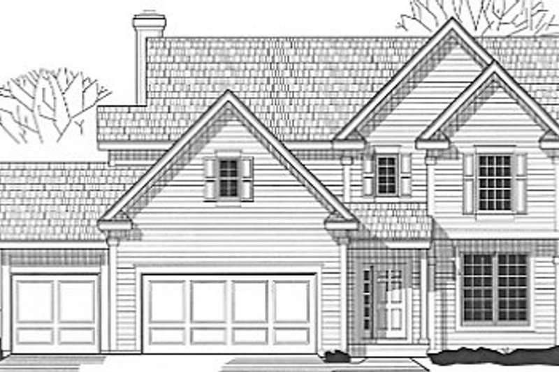 Traditional Style House Plan - 4 Beds 3 Baths 1909 Sq/Ft Plan #67-164