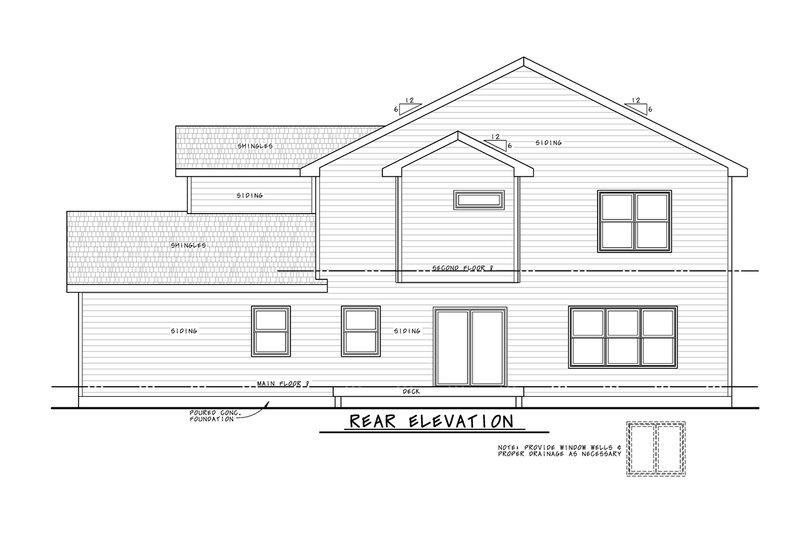 Dream House Plan - Exterior - Other Elevation for Traditional House Plan #20-2526 - 4 bed, 2.5 bath
