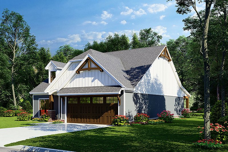 House Design - Exterior - Other Elevation 1 for Cottage House Plan #923-254 - 3 bed, 2 bath