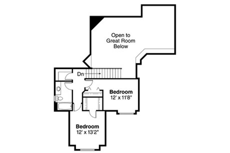 Home Plan - Floor Plan - Upper Floor for Craftsman House Plan #124-726 - 3 bed, 2.5 bath