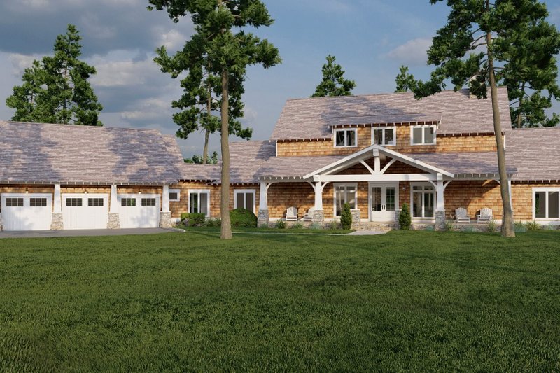House Design - Craftsman Exterior - Front Elevation Plan #17-3419