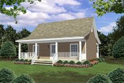 Cottage Style House Plan - 2 Beds 1 Baths 800 Sq/Ft Plan #21-211 