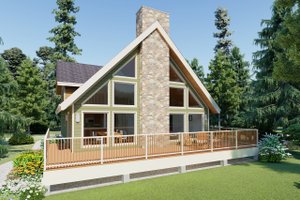 Contemporary Exterior - Front Elevation Plan #126-147