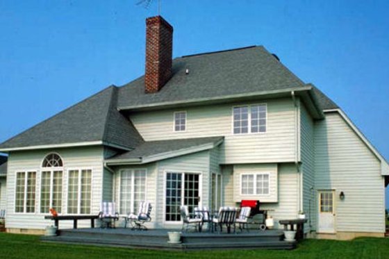 Exterior - Rear Elevation for Traditional House Plan #312-503 - 3 bed, 2.5 bath