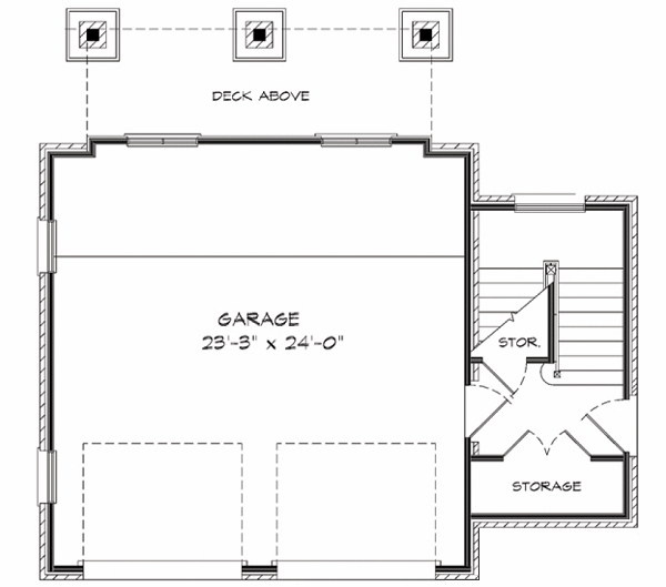 European Floor Plan - Main Floor Plan #140-101