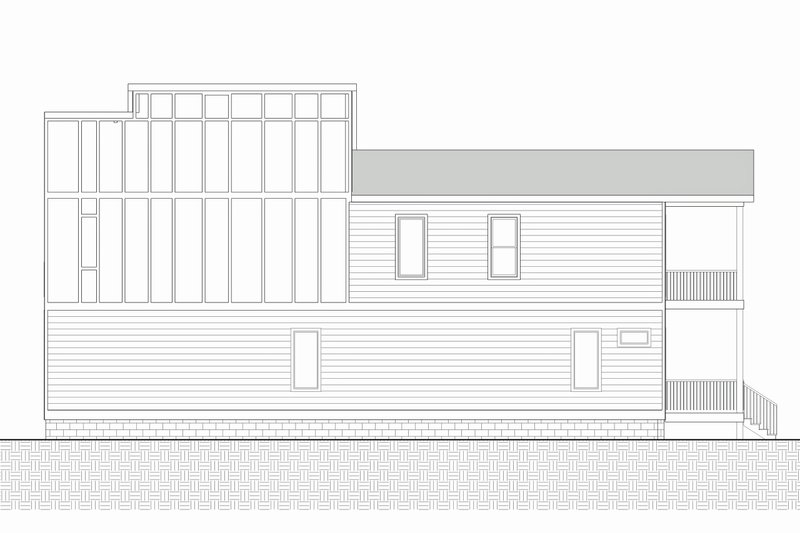 Dream House Plan - Exterior - Other Elevation for Modern House Plan #1085-2 - 3 bed, 2.5 bath