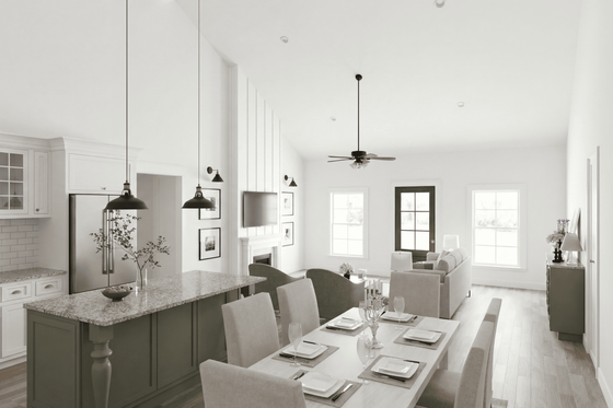 Interior - Kitchen 2 for Farmhouse House Plan #923-452 - 3 bed, 2 bath