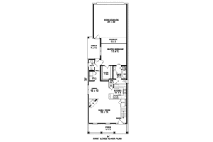 Floor Plan - Main Floor for Traditional House Plan #81-13615 - 3 bed, 2.5 bath