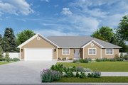 Ranch Style House Plan - 5 Beds 3 Baths 3565 Sq/Ft Plan #1060-35 