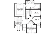 Craftsman Style House Plan - 3 Beds 2.5 Baths 2577 Sq/Ft Plan #48-514 