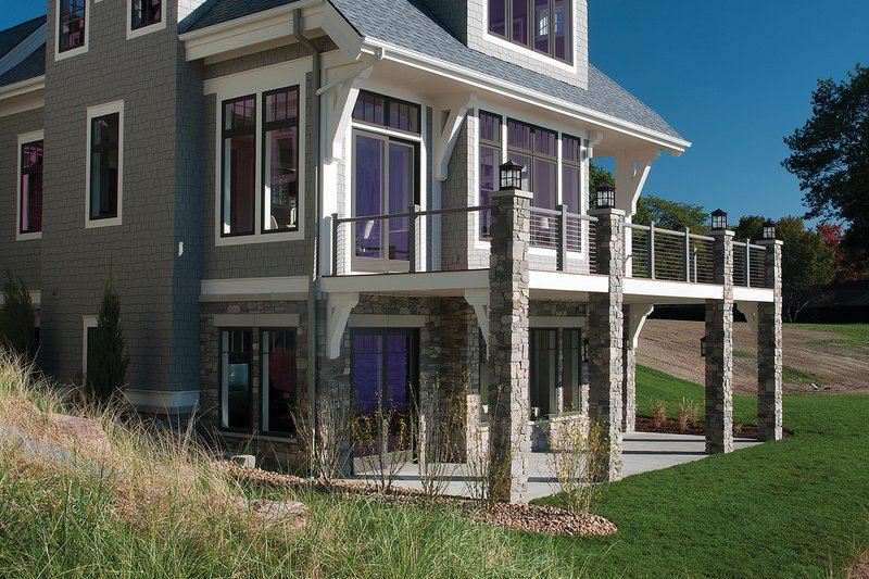 Architectural House Design - Exterior - Rear Elevation for Traditional House Plan #928-411 - 4 bed, 3.5 bath