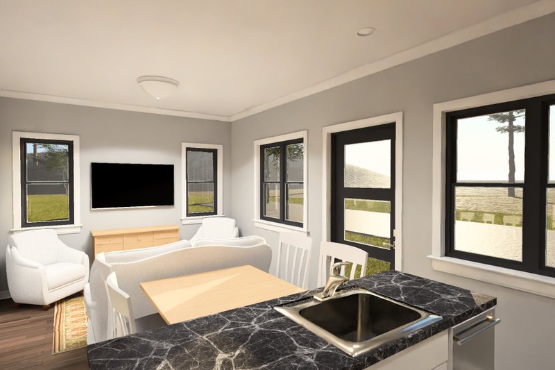 Home Plan - Interior - Kitchen 1 for Modern House Plan #513-2494 - 1 bed, 1 bath