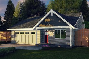 Craftsman Exterior - Front Elevation Plan #53-661