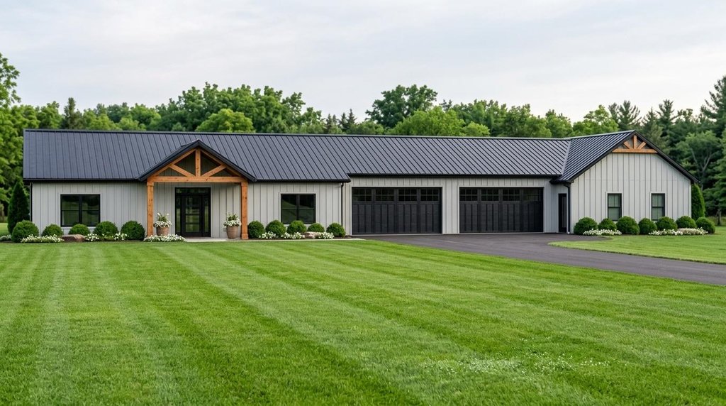 Exterior - Front Elevation 2 for Contemporary House Plan #1064-447 - 3 bed, 3.5 bath
