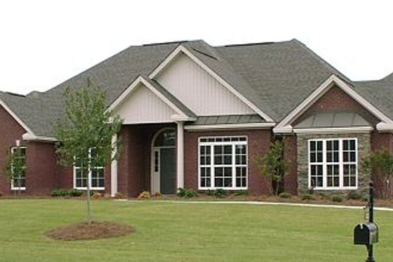 Exterior - Front Elevation for European House Plan #63-165 - 3 bed, 2.5 bath